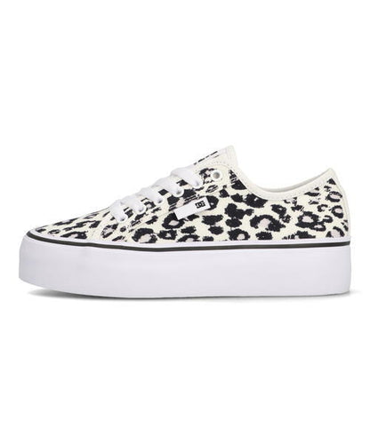 DC SHOES WS マニュアル プラットフォーム レディース スポーツシューズ（レディース ハンドパッド入り 厚底）DW231006 