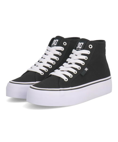 DC SHOES WS MANUAL HI PLATFORM レディース スポーツシューズ（レディース マニュアル HI 厚底）DW231007 