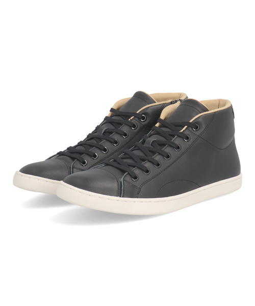 ILSE mobus WELLE レディース ミッドトップ レザー スニーカー (M-1710LN-2020) 