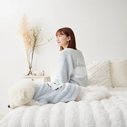 蓬鬆針織開衫