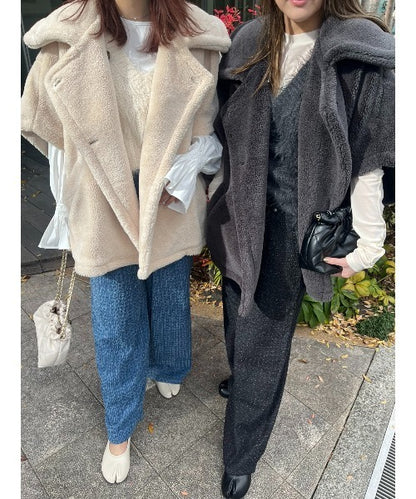 泰迪熊斗篷大衣