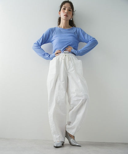 Curvy Layered Nylon Pants