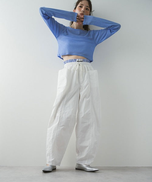 Curvy Layered Nylon Pants