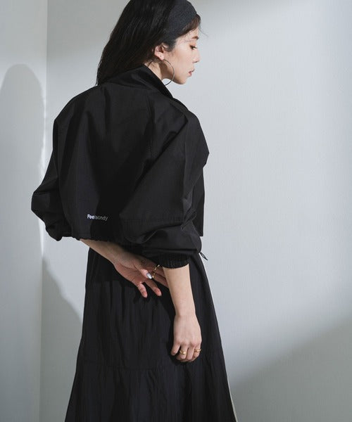 Sport nylon cropped jacket