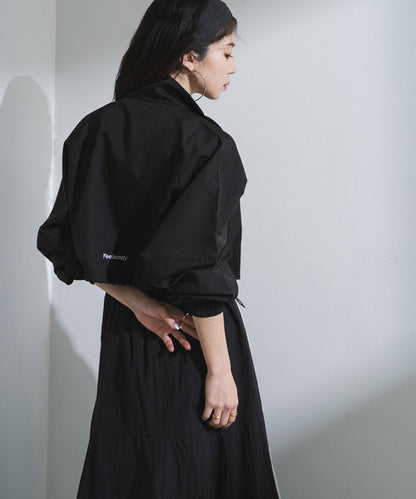 Sport nylon cropped jacket