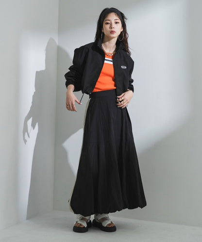 Sport nylon cropped jacket