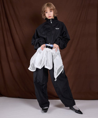 Sport nylon cropped jacket