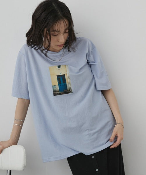 photo printed T-shirt