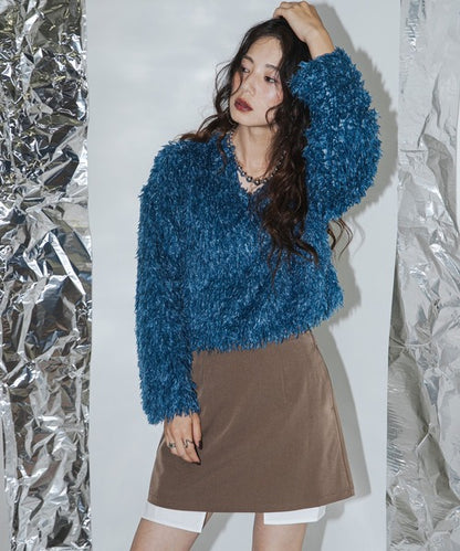 Pocket-designed culottes suit