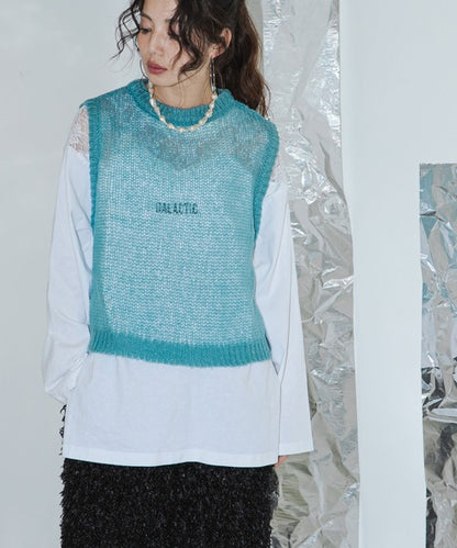 モヘアタッチシースルーベスト